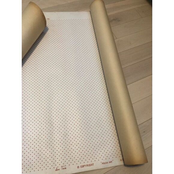 Cowtan & Tout Other - Vintage Cowtan & Tout Handprint Wallpaper Polka Dot